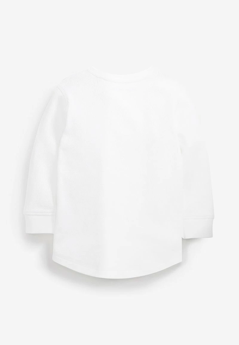 Next Unisex Langarmshirt - White – Bild 2