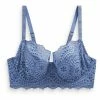 Next Damen BRODERIE LONGLINE - Balconette BH - Navy Blue