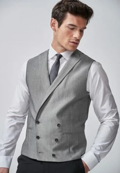 Next Herren Weste - Light Grey