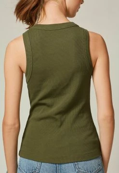 Next Damen RACER TANK - Top - Khaki Green