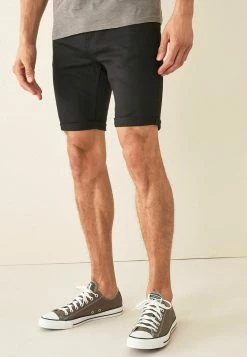 Next Herren Jeans Shorts - Black