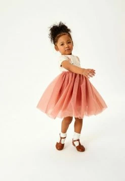 Next SHORT SLEEVE - Freizeitkleid - Pink Bunny | Kinder