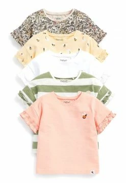 Next 5 PACK - T-Shirt Print - Green | Kinder