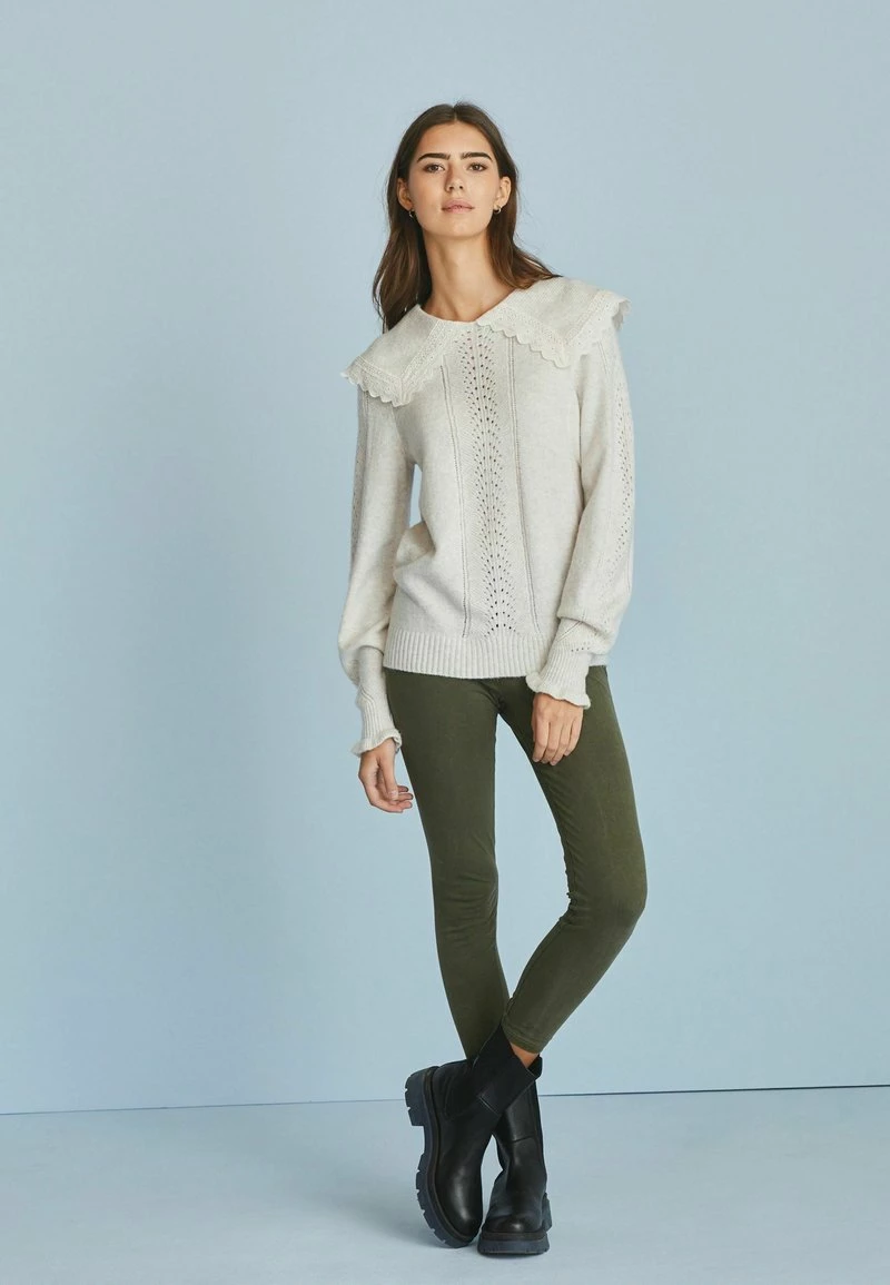 Next Damen Strickpullover - Off White