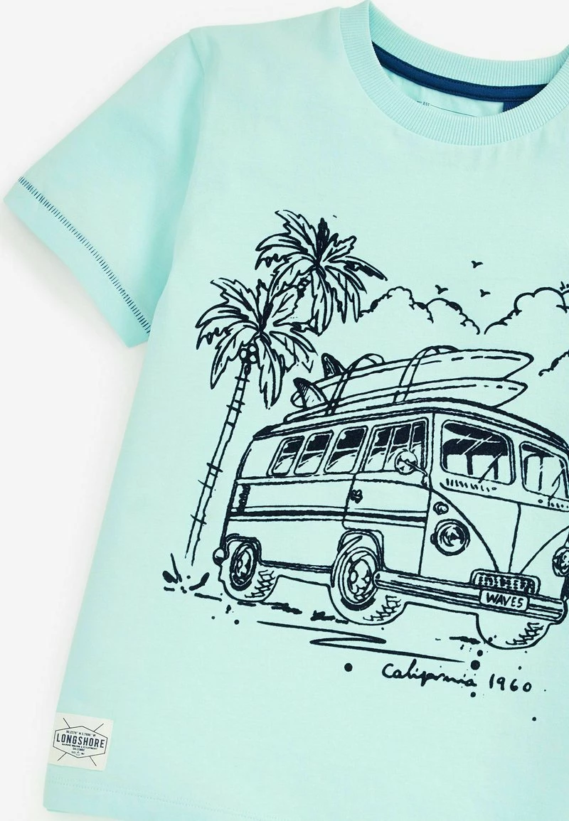 Next SHORT SLEEVE GRAPHIC (3-16YRS) - T-Shirt Print - Light Blue Campervan | Kinder – Bild 3