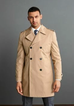 Next Herren SIGNATURE BRITISH MILLERAIN SHOWER RESISTANT - Trenchcoat - Tan
