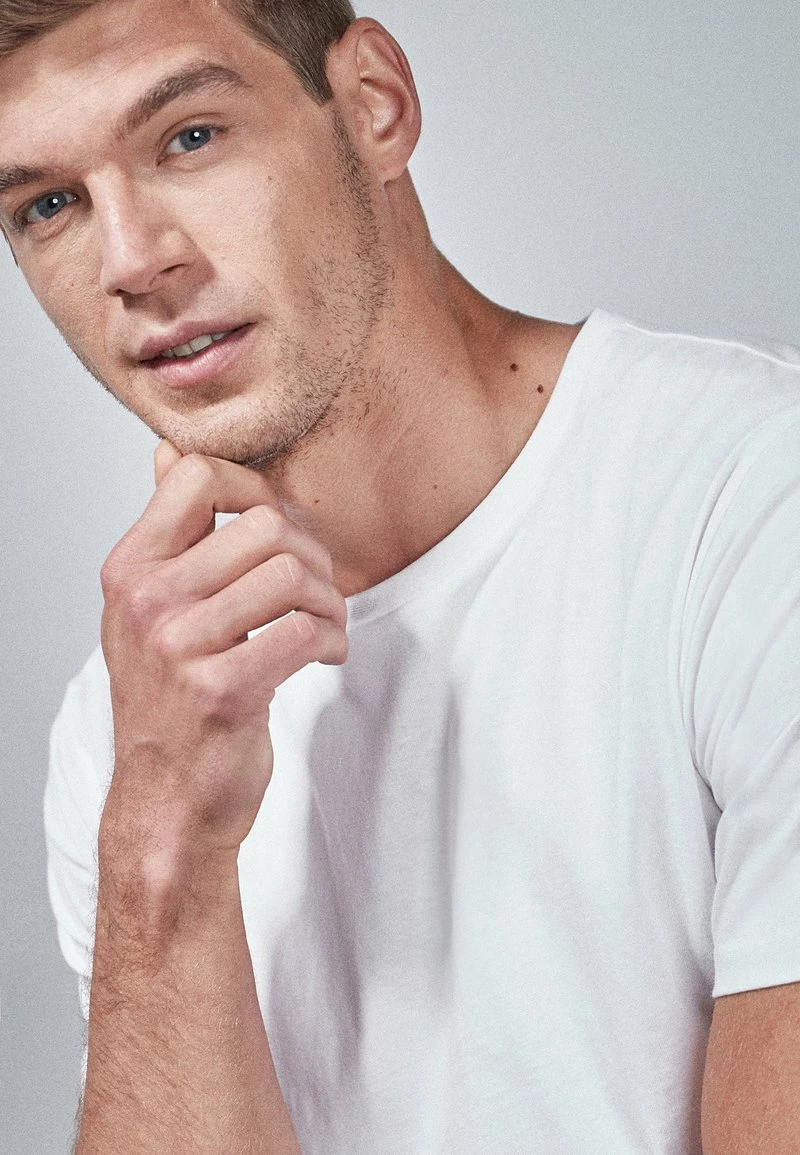 Next Herren T-Shirt Basic - White – Bild 2
