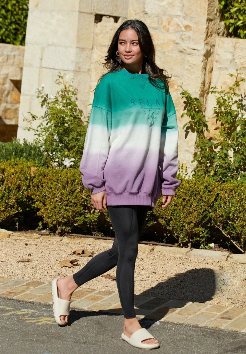 Next Damen Sweatshirt - Green Purple