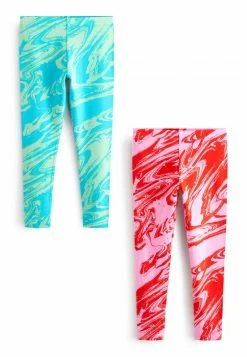 Next Leggings - Hosen - Blue Red Marble Print | Kinder