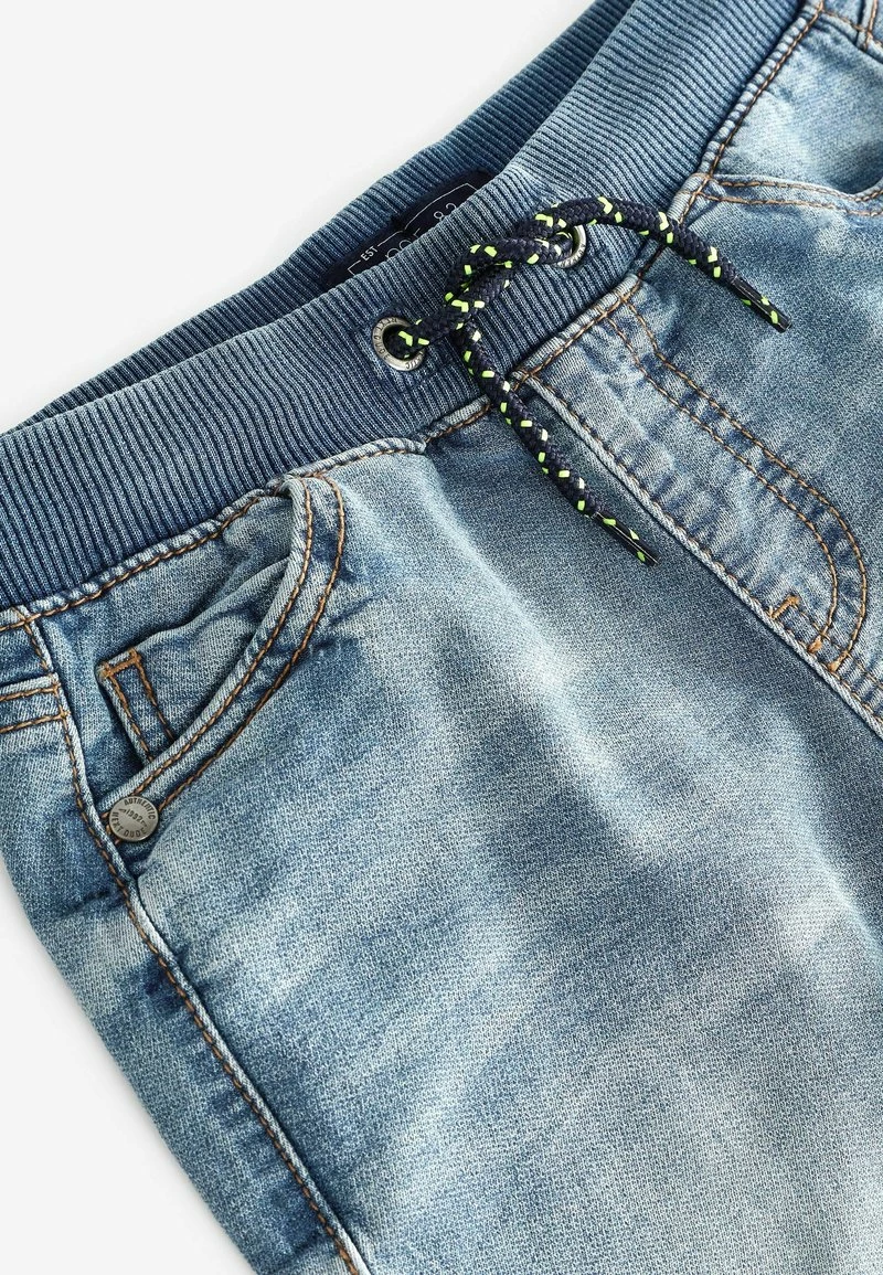 Next Kinder Jeans Relaxed Fit - Rib Waist Light Blue – Bild 3
