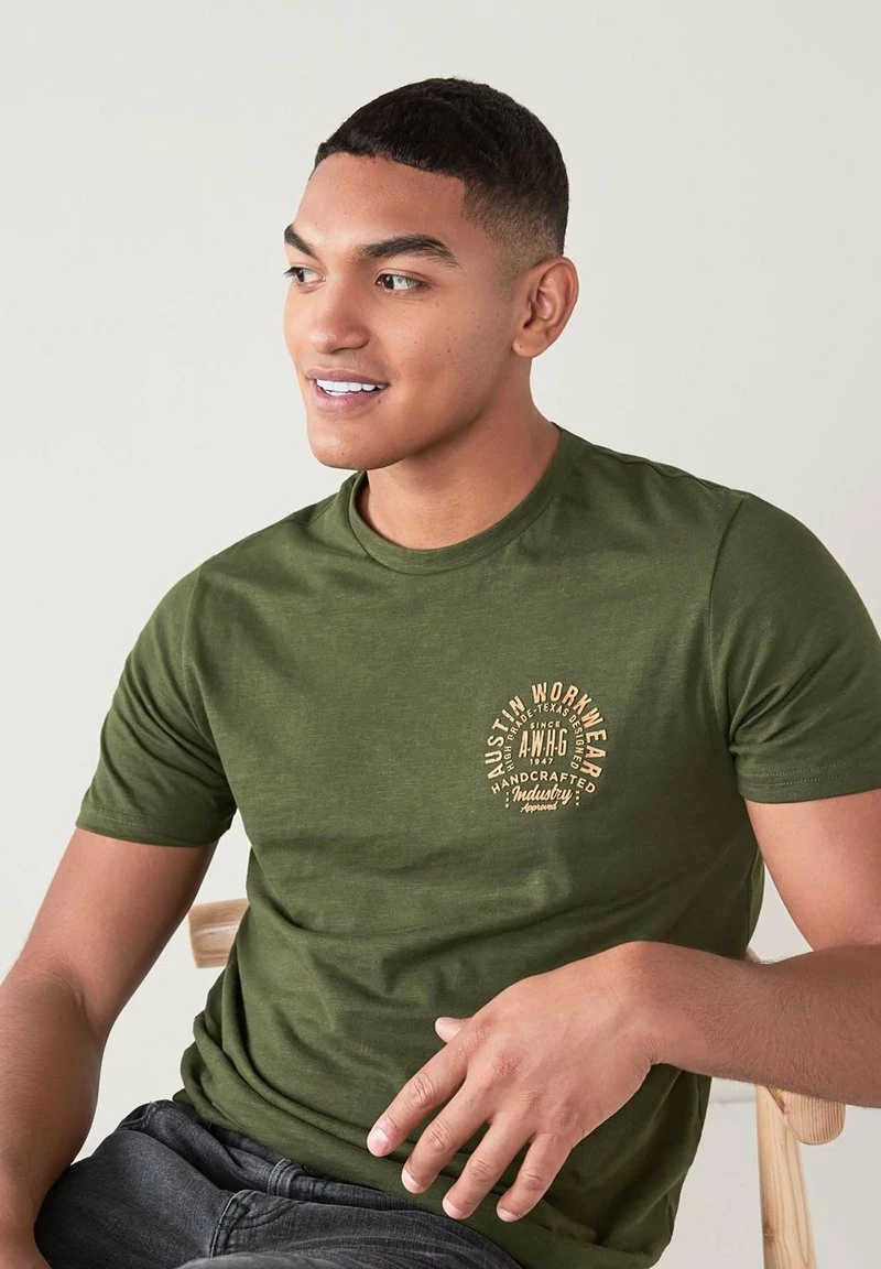 Next Herren 3 PACK - T-Shirt Print - Blue – Bild 5