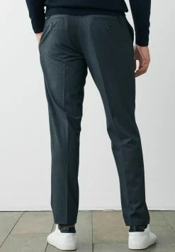 Next Herren MOTION FLEX - Stoffhose - Mottled Dark Grey