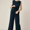 Next Damen DOUBLECLOTH - Jumpsuit - Navy Blue