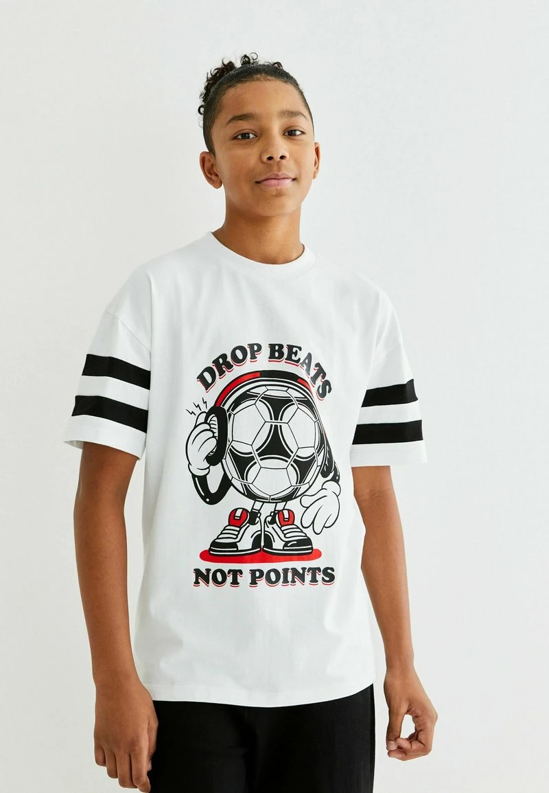 Next Kinder GRAPHIC - T-Shirt Print - White