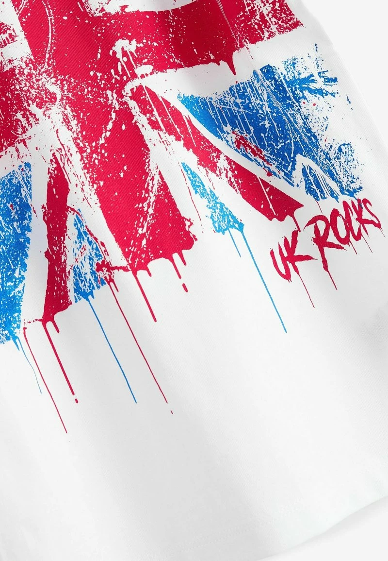 Next SHORT SLEEVE GRAPHIC - T-Shirt Print - White Union Jack | Kinder – Bild 3