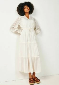 Next Damen STATEMENT - Maxikleid - Cream