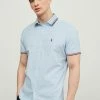 Next Herren STRETCH OXFORD TIPPED COLLAR SHORT SLEEVE - Hemd - Blue