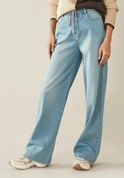Next Damen WEICHE STRETCH - Flared Jeans - Blue
