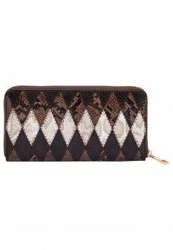 Next Damen Geldbörse - Brown Snake Print