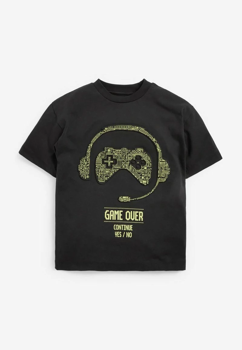 Next Kinder T-Shirt Print - Black