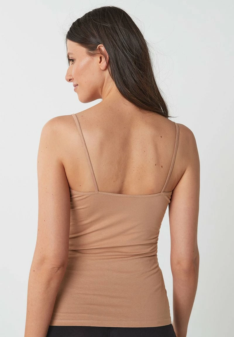 Next Damen LACE TRIM VESTS TWO PACK - Top - Brown – Bild 2