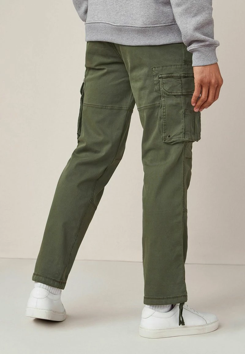 Next Herren AUTHENTIC BLEND - Cargohose - Khaki Green – Bild 2