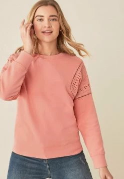 Next Damen Sweatshirt - Coral Pink