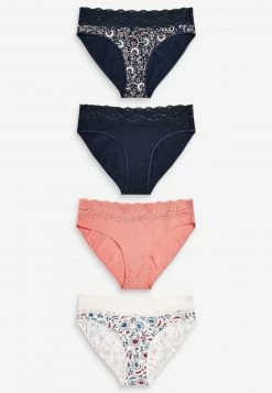 Next Damen 4 PACK - Slip - Mottled Blue
