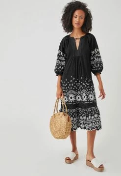 Next Damen LONG SLEEVE - Freizeitkleid - Black