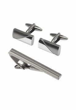 Next Herren Manschettenknopf - Metallic Grey