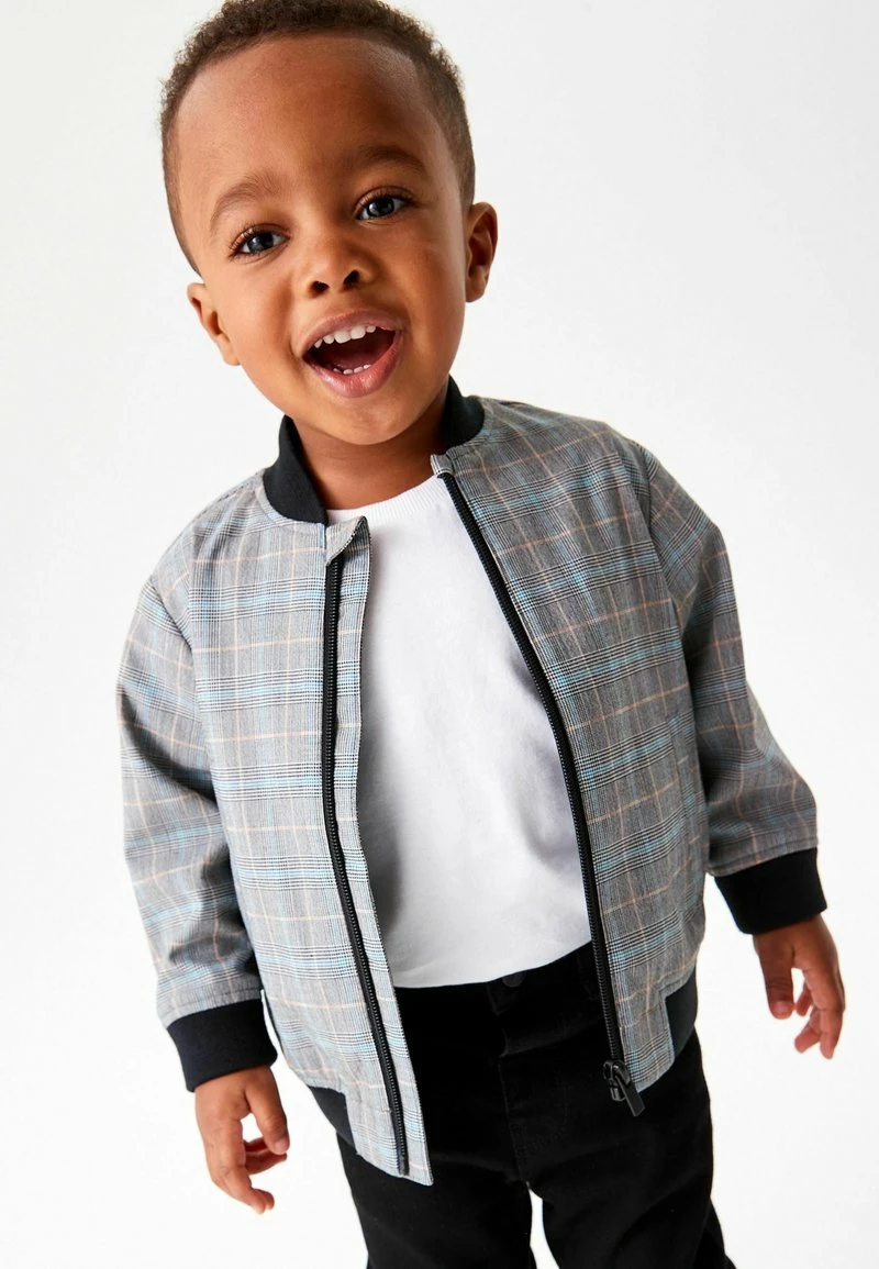 Next Kinder CHECK - Bomberjacke - Grey