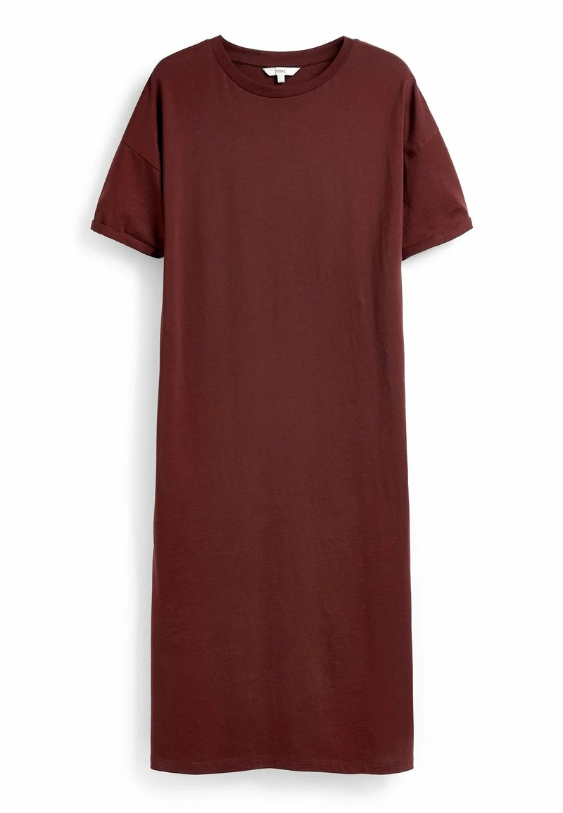 Next Damen SHORT SLEEVE - Jerseykleid - Chocolate Brown – Bild 5