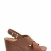Next Damen FOREVER COMFORT MOTION FLEX CROSSOVER - Keilsandalette - Tan Brown