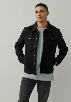 Next Herren WITH STRETCH - Jeansjacke - Black