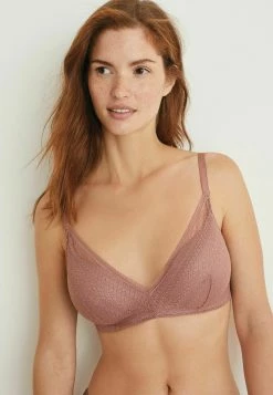 Next Damen 2 PACK - Triangel BH - Dark Blue / Beige