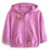 Next Kinder SOFT TOUCH - Sweatjacke - Bright Purple Embroidered