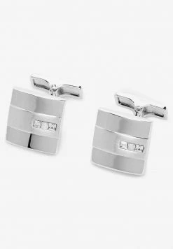 Next Herren DIAMANTÉ - Manschettenknopf - Silver