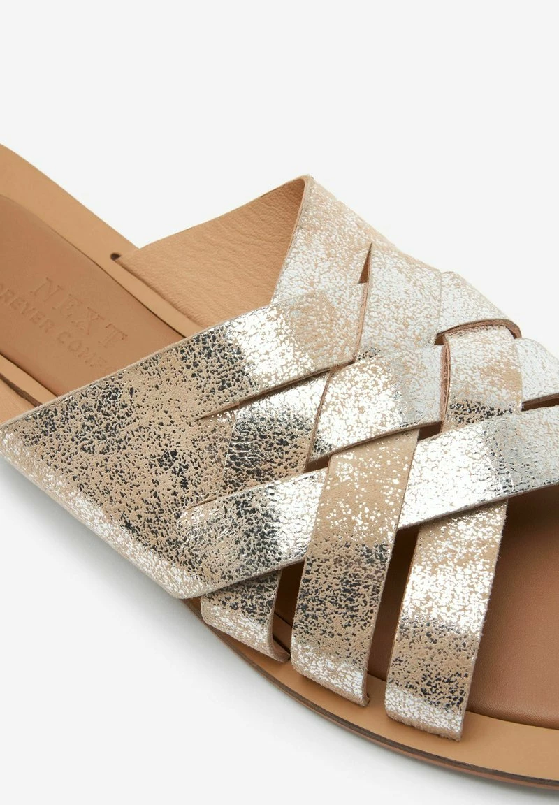 Next Damen Pantolette Flach - Silver – Bild 4