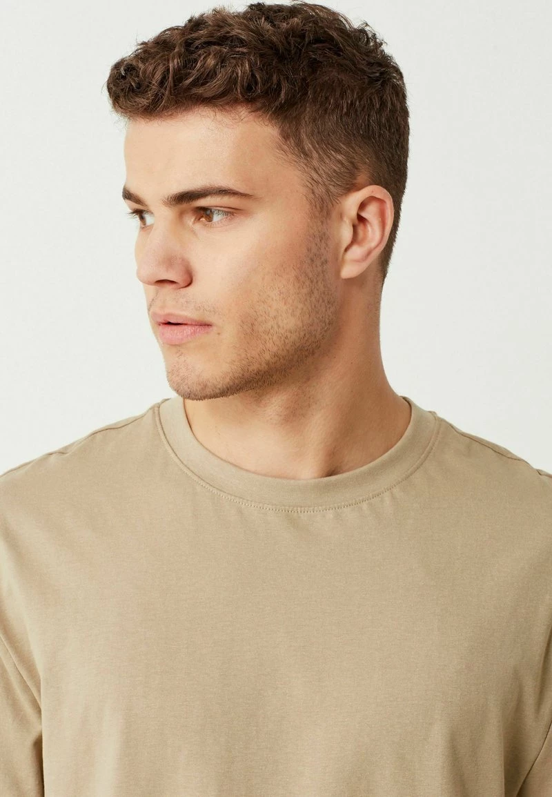 Next Herren T-Shirt Basic - Stone Natural