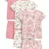 Next Kinder 3 PACK - Nachtwäsche Set - Pink Cream Floral