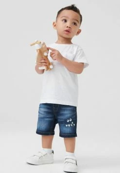Next Kinder Jeans Shorts - Dark Blue Monster