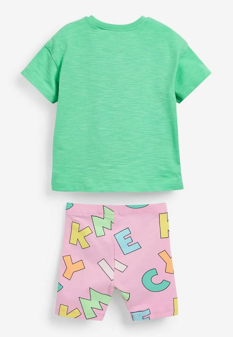 Next Kinder OVERSIZED SET - Shorts - Minnie Mouse Green – Bild 3