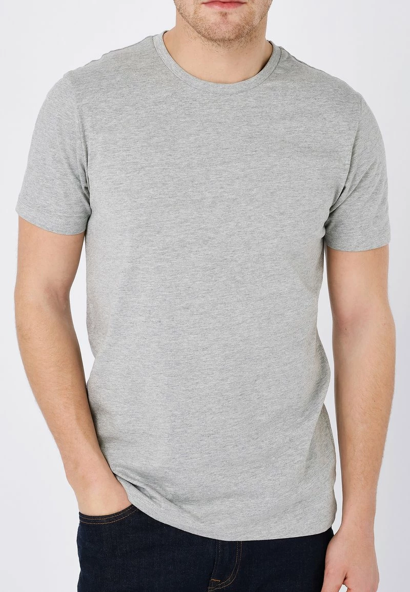 Next CREW - T-Shirt Basic - Mottled Grey | Herren