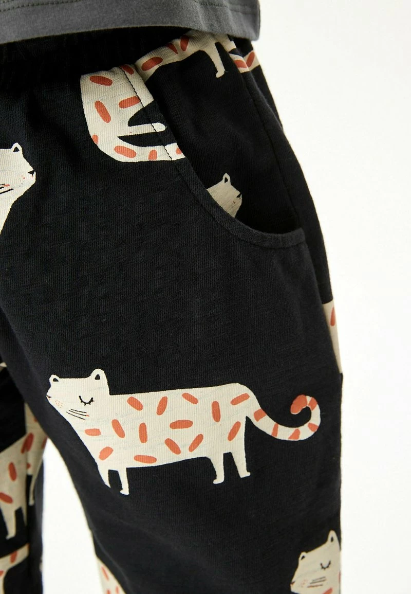 Next Kinder Jogginghose - Charcoal Grey Leopard – Bild 7