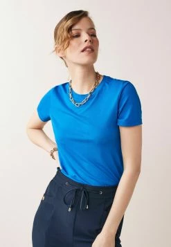 Next Damen T-Shirt Basic - Cobalt Blue