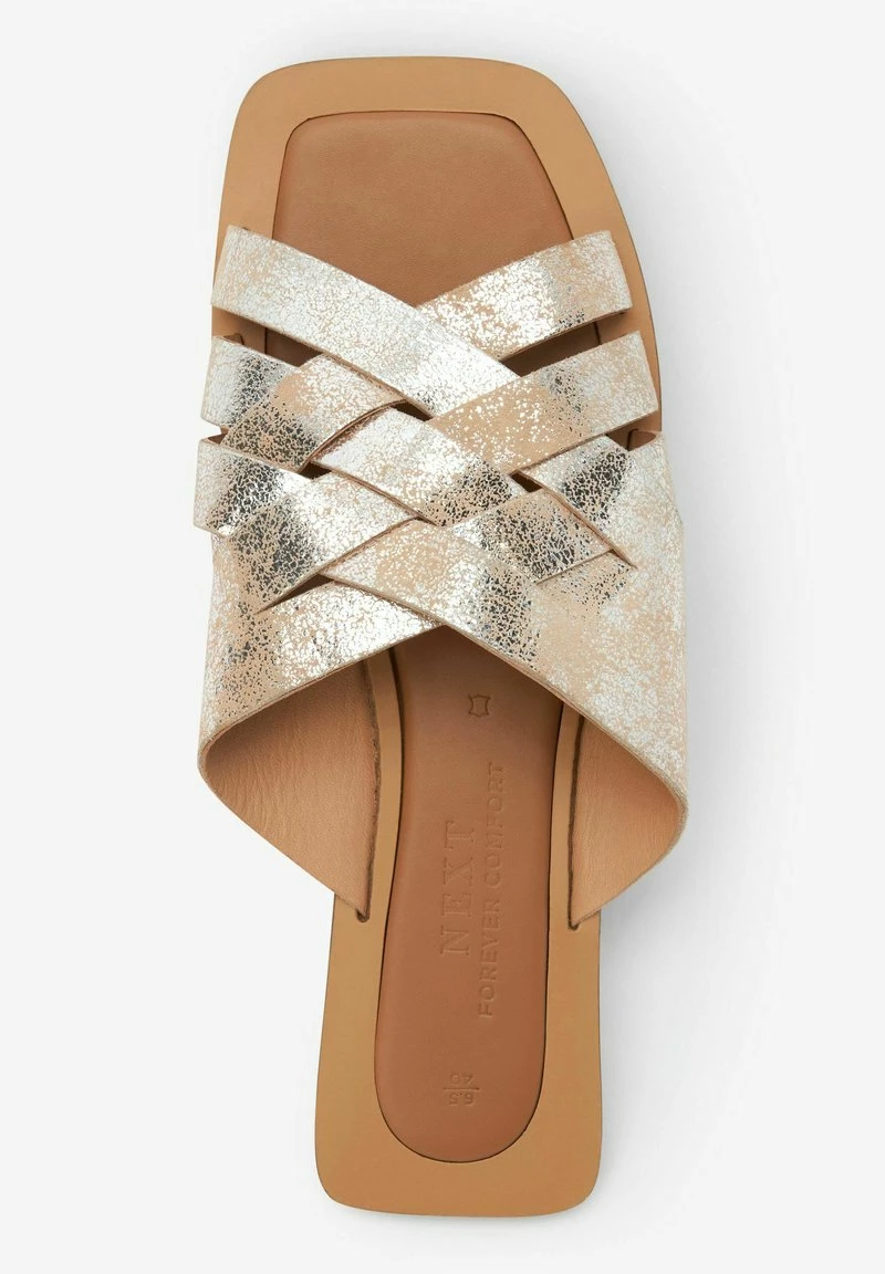 Next Damen Pantolette Flach - Silver – Bild 3