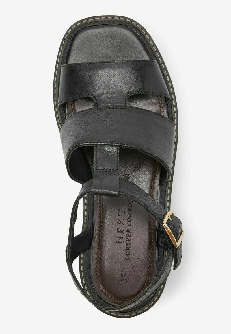 Next Damen CHUNKY SQUARE TOE - Plateausandalette - Black – Bild 3