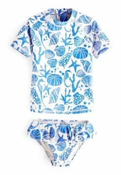 Next Kinder 2 PIECE SET - Badeanzug - White Blue
