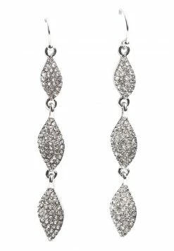 Next PAVE DROPLET - Ohrringe - Silver Coloured | Damen