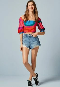 Next Damen Jeans Shorts - Dark Blue